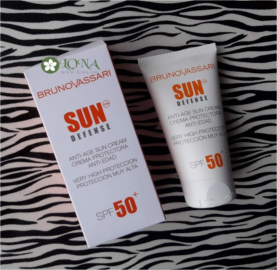 Kem chống nắng Bruno Vassari Anti Age Sun Cream Spf50 