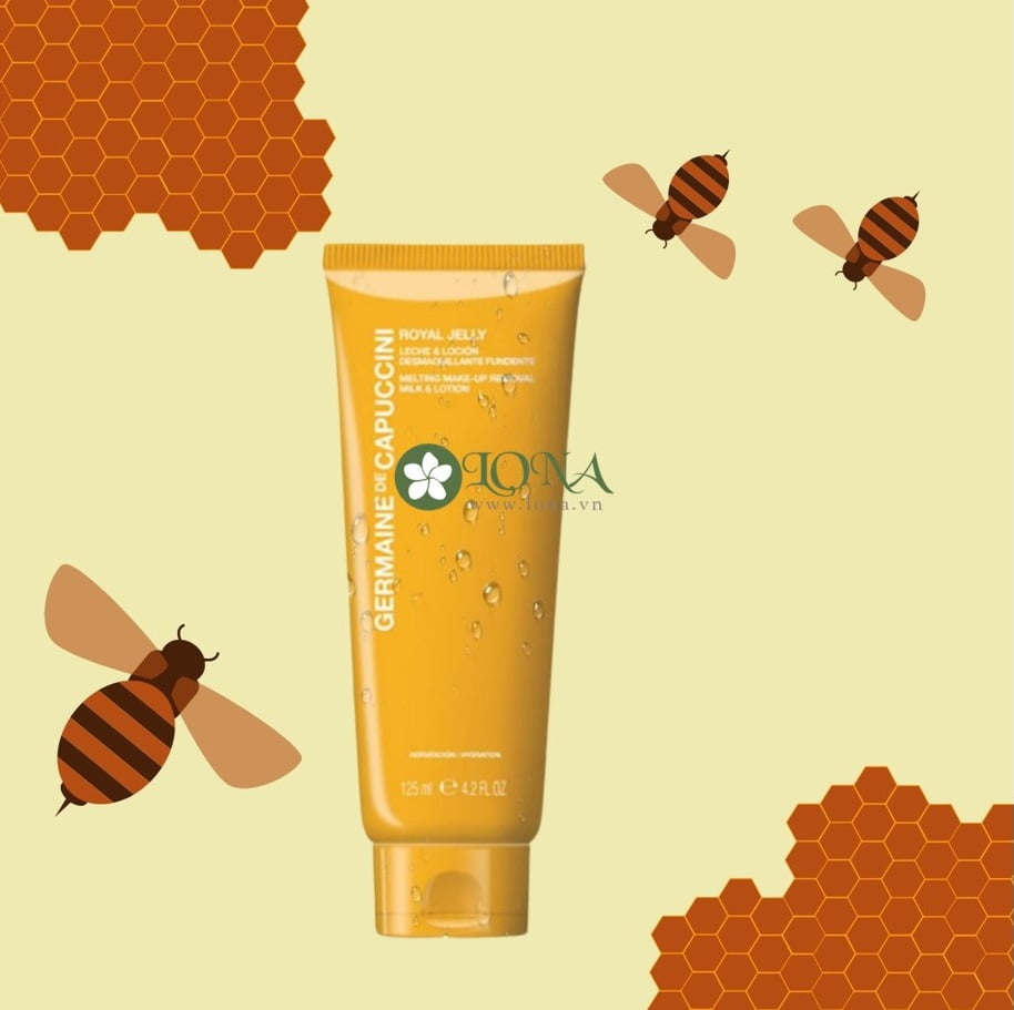 Sữa rửa mặt Germaine DE Capuccini Royal J Melt Makeup Rem Milk Lotion 