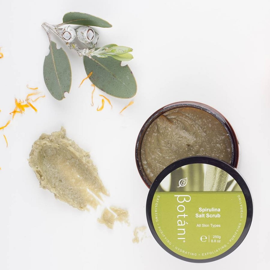 Tẩy tế bào chết  Botani Spirulina Salt Scrub Muối 