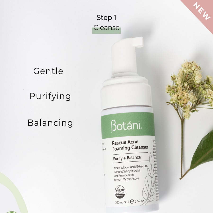 Sữa rửa mặt Botani Rescue Acne Foaming Cleanser  