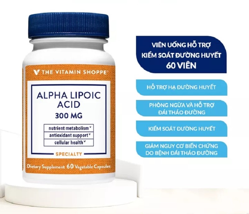 Acid alpha lipoic 300mg the vitamin shoppe