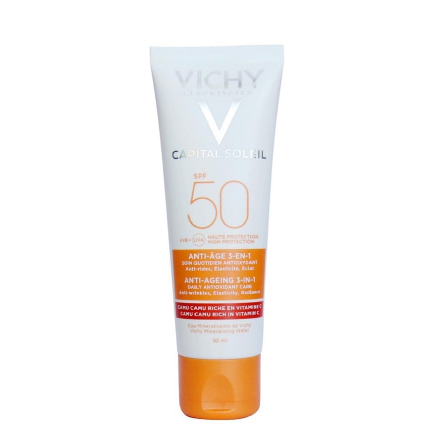 Kem chống nắng Vichy Ideal Soleil Anti-Aging SPF 50 
