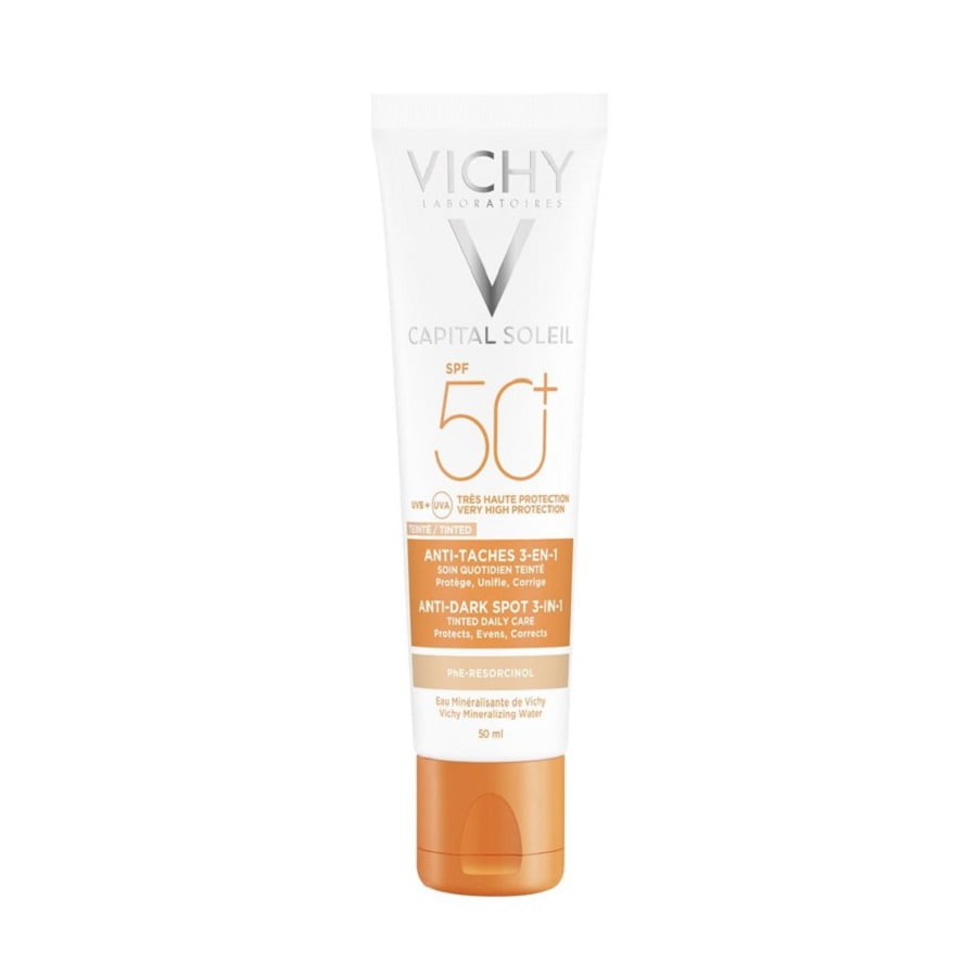 Kem chống nắng Vichy Captial Soeil Anti Dark Spo 3in1 SPF 50 