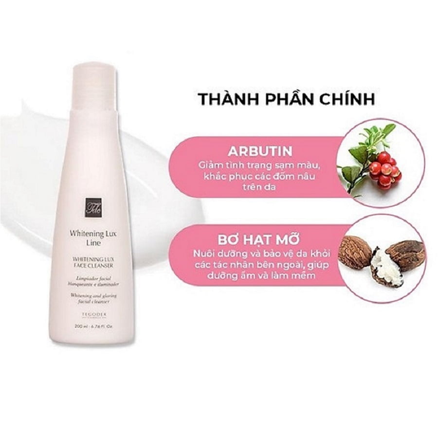 Sữa rửa mặt Tegoder Whitening Lux Face