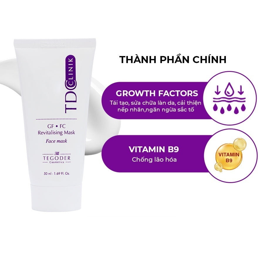 Mặt nạ dưỡng da Tegoder GF.FC Revitalising Mask TDC 