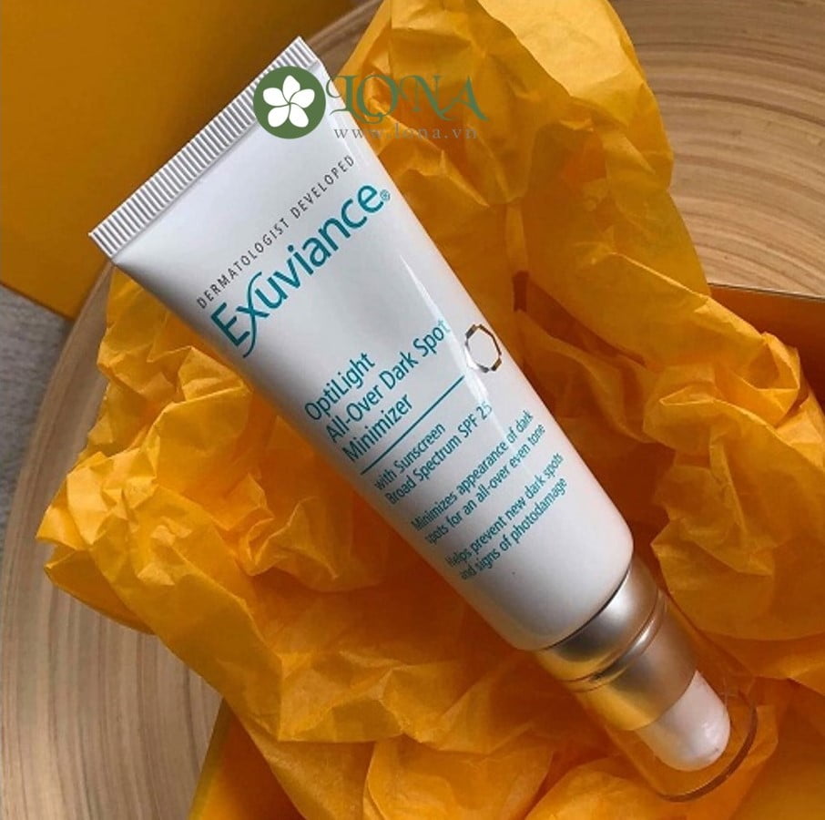 Kem chống nắng  Exuviance Optilight All Over Dark Spot Minimizer Spf 25 