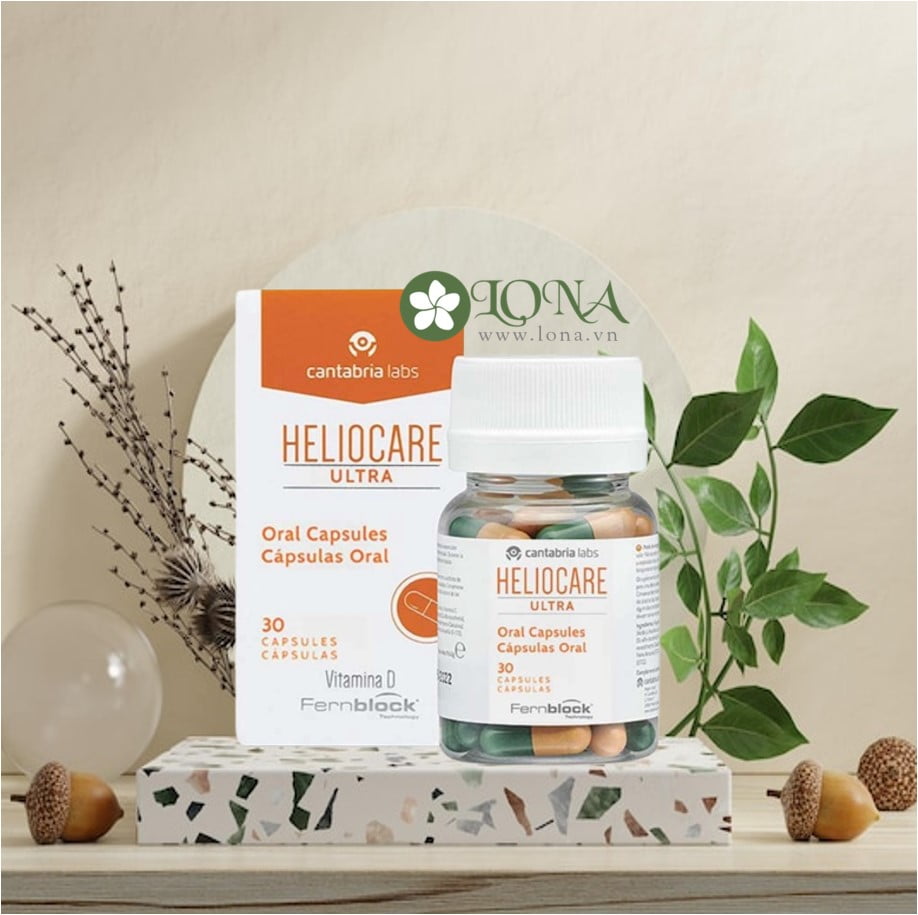 Viên uống chống nắng Heliocare Cream SPF 50 