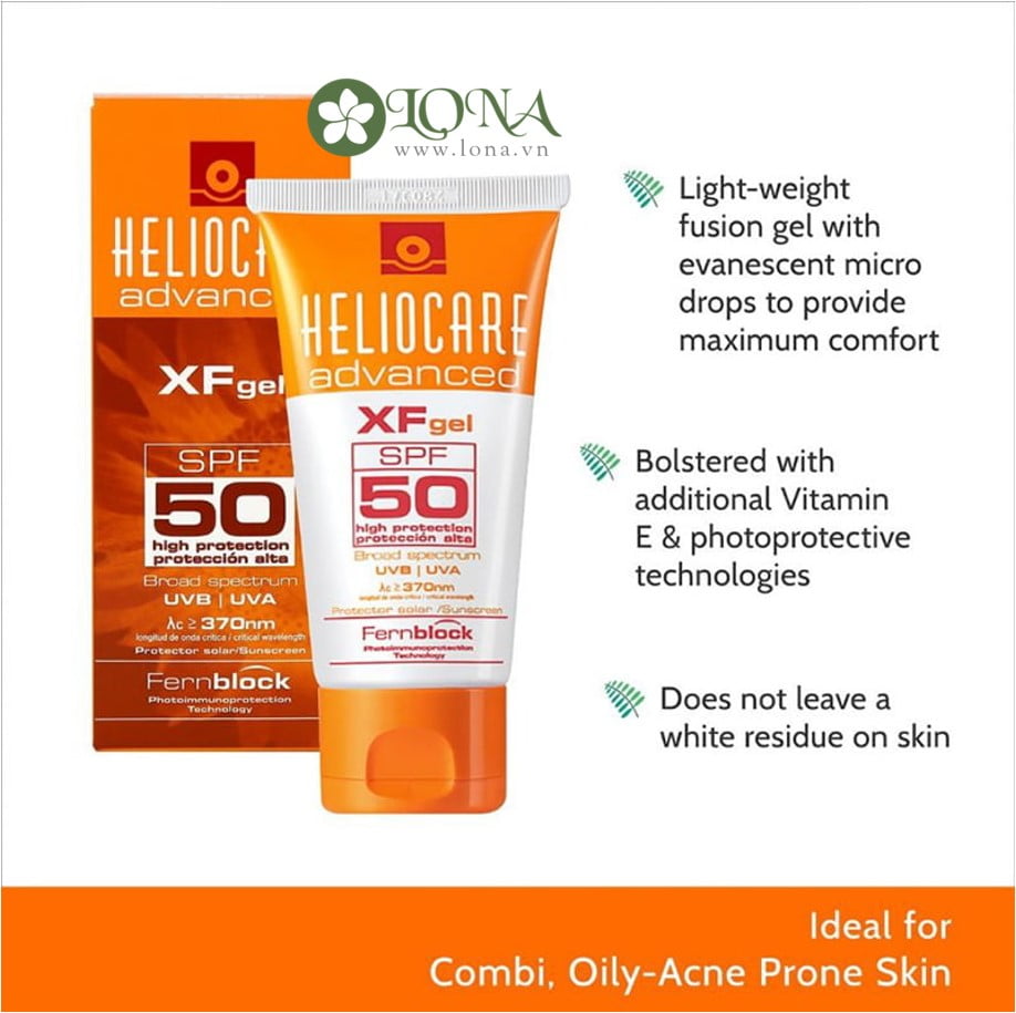 Gel chống nắng HelioCare Advanced XF SPF 50 