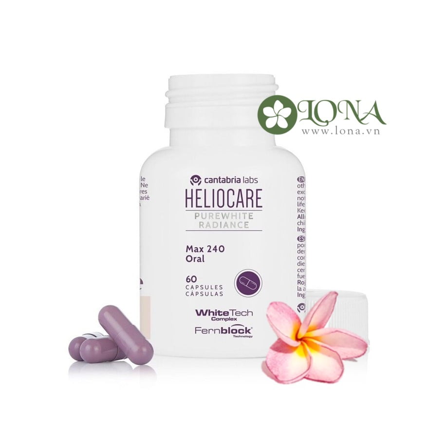 Viên uống HelioCare Purewhite Radiance Max 240 