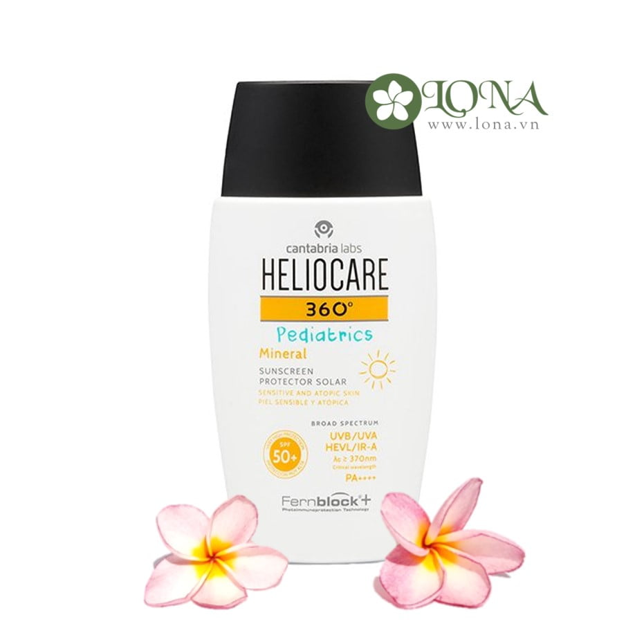 Gel chống nắng HelioCare 360 Pediatrics Mineral 