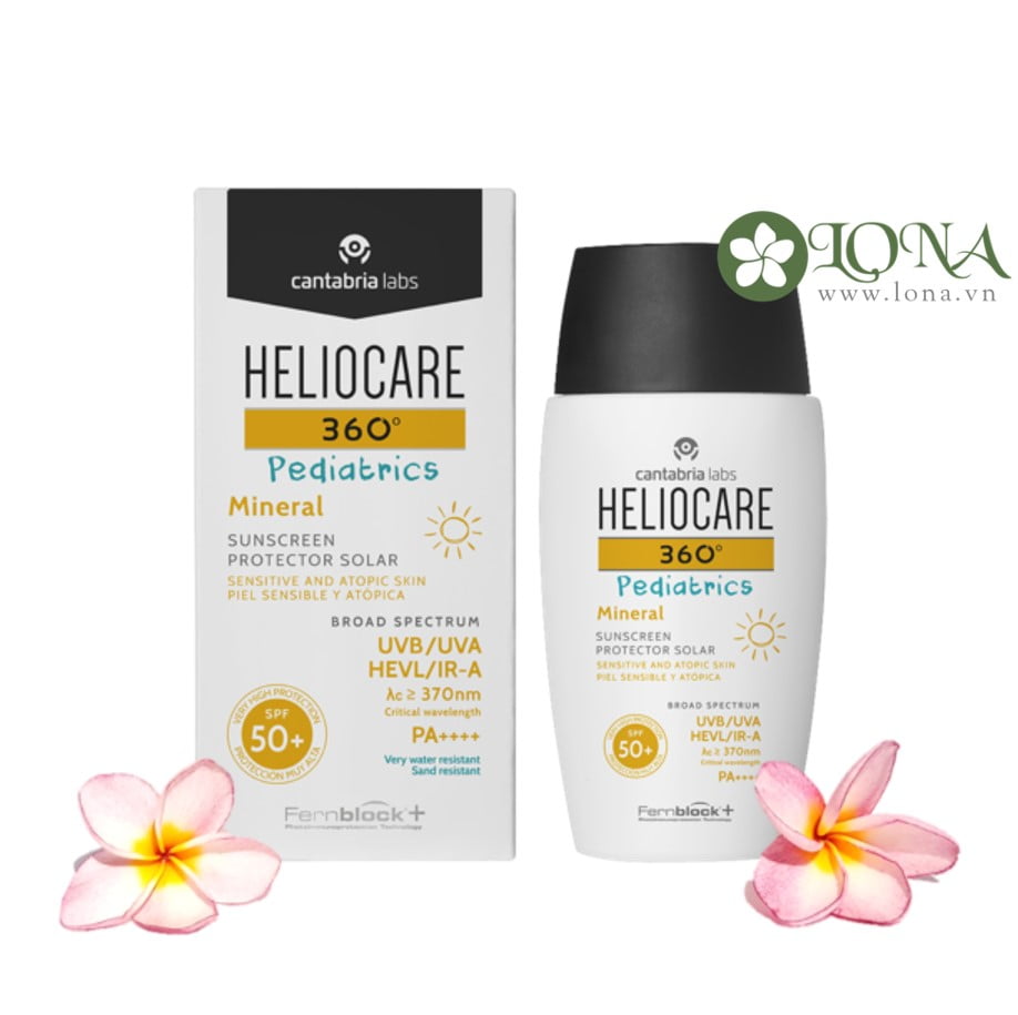 Gel chống nắng HelioCare 360 Pediatrics Mineral 