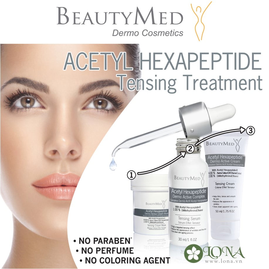 bộ chăm sóc chứa peptide