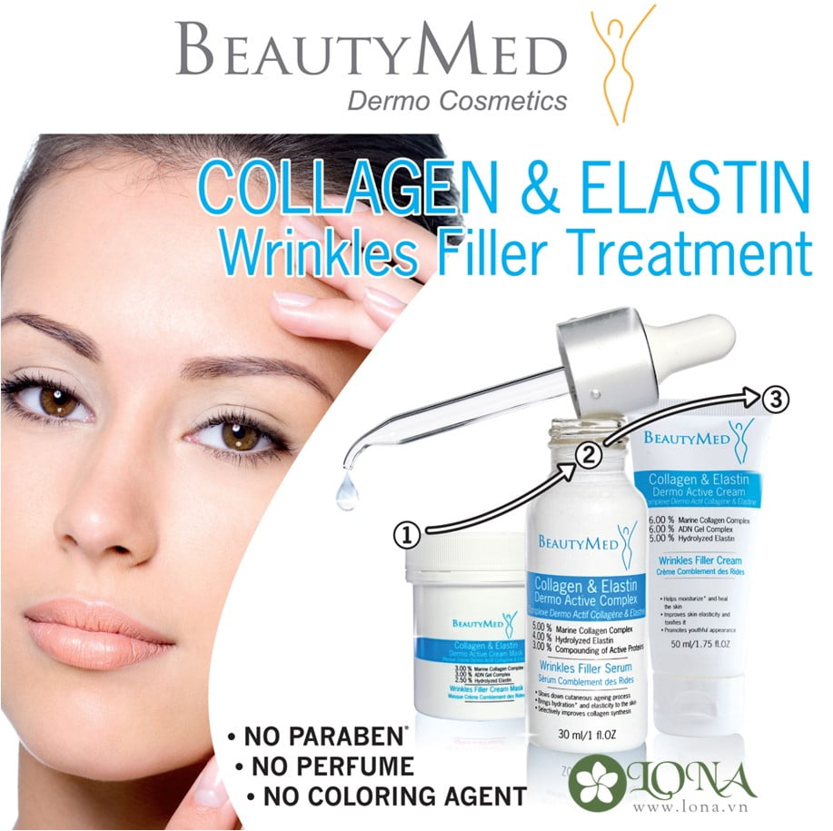 bộ chăm sóc chứa collagen
