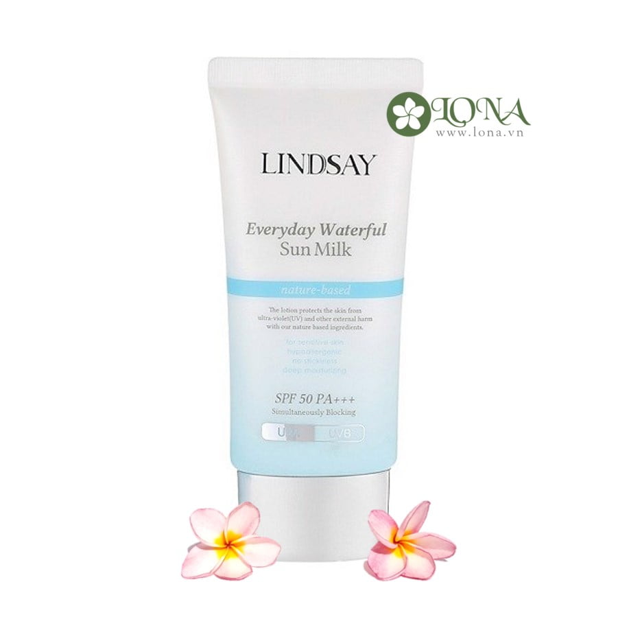 Kem Chống Nắng Lindsay Everyday Waterful Sun Milk SPF50 PA 