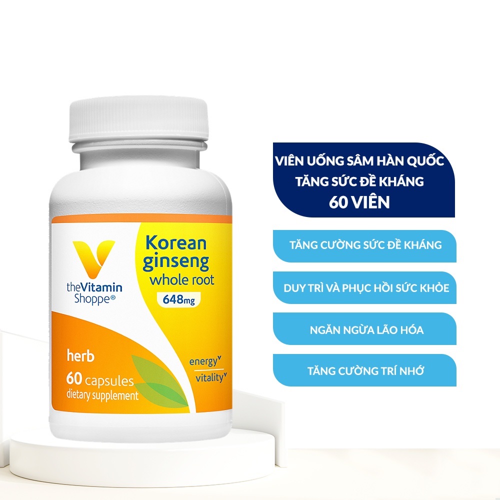 Korean Ginseng The Vitamin Shoppe