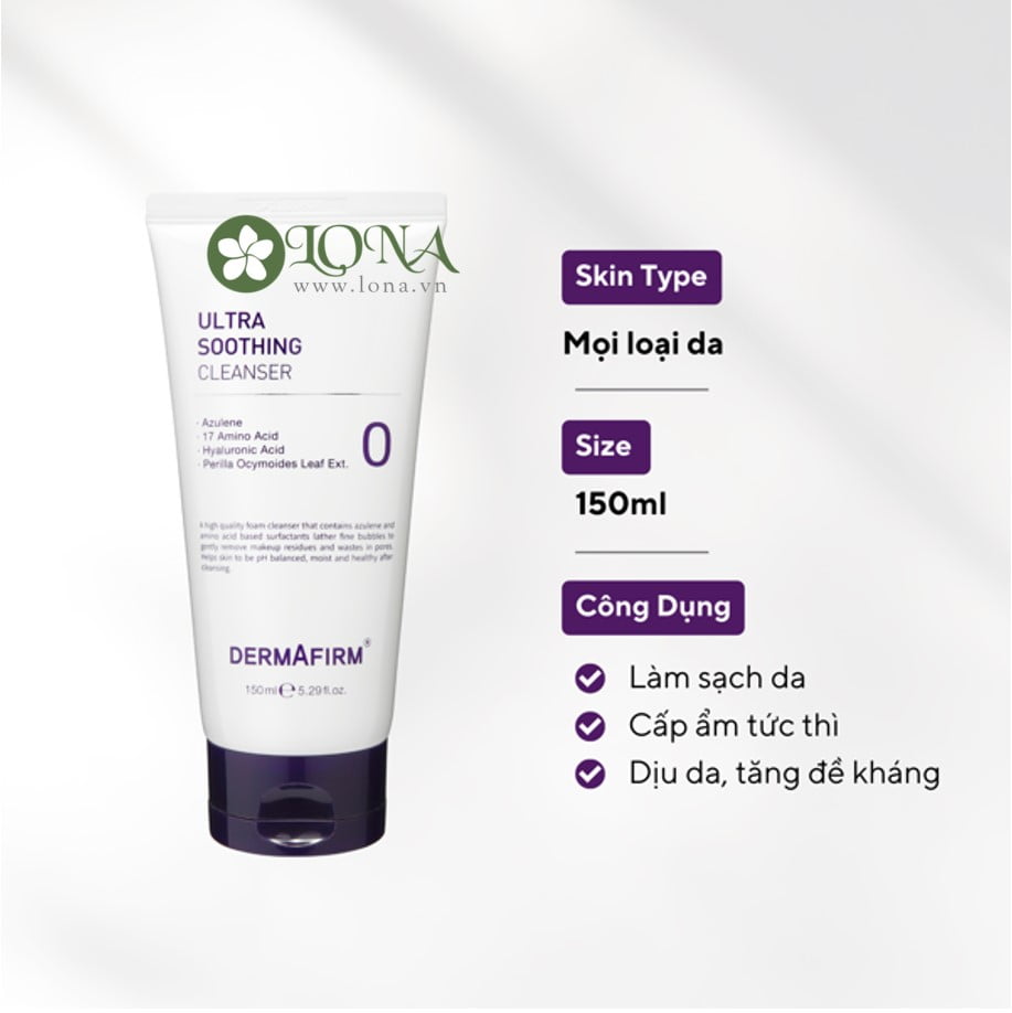 dermafirm ultra soothing cleanser 