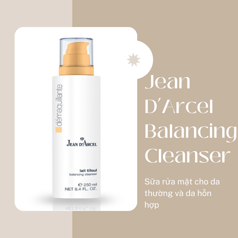 sữa rửa mặt Jean D'arcel chính hãng