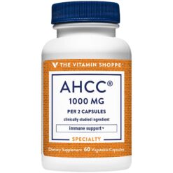 ahcc 500 mg 60 capsules the vitamin shoppe