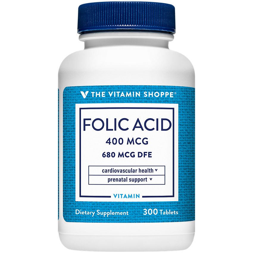 Folic acid the vitamin shoppe