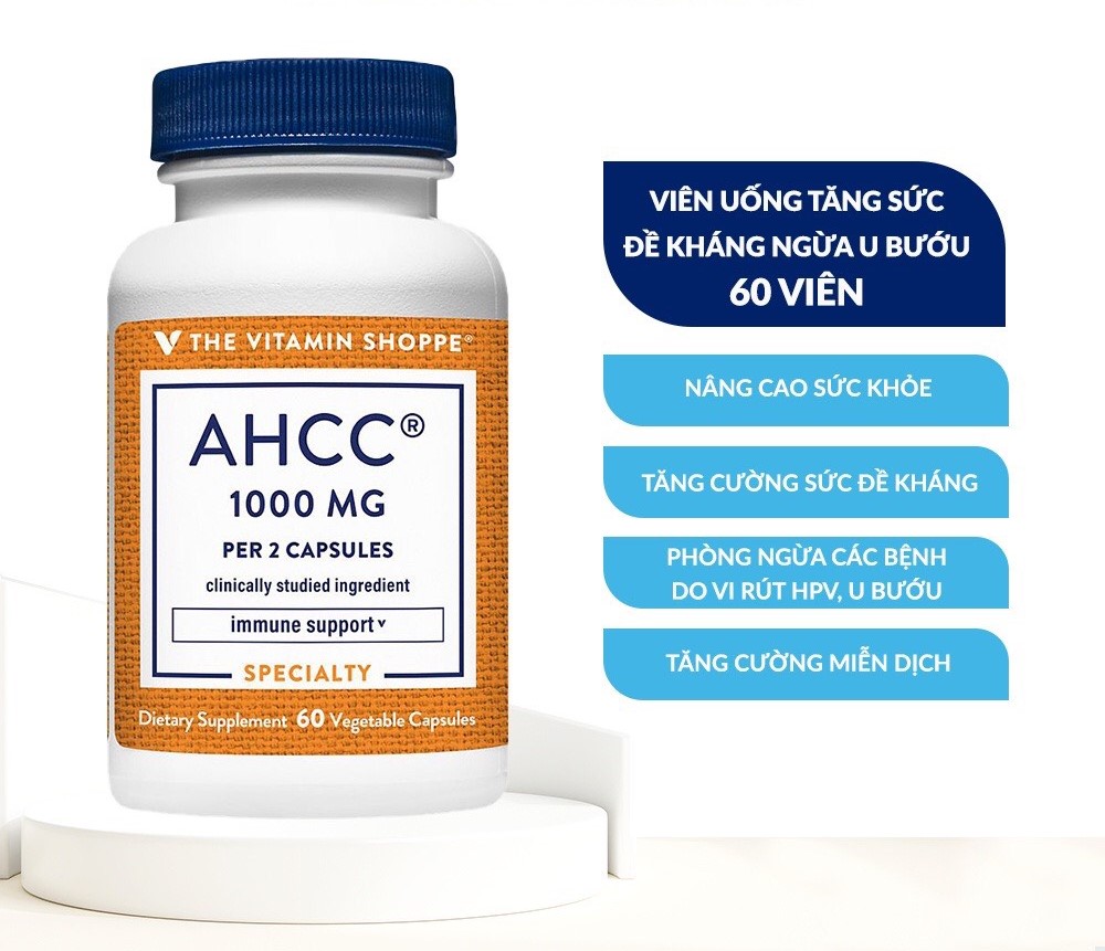 ahcc 500 mg 60 capsules the vitamin shoppe
