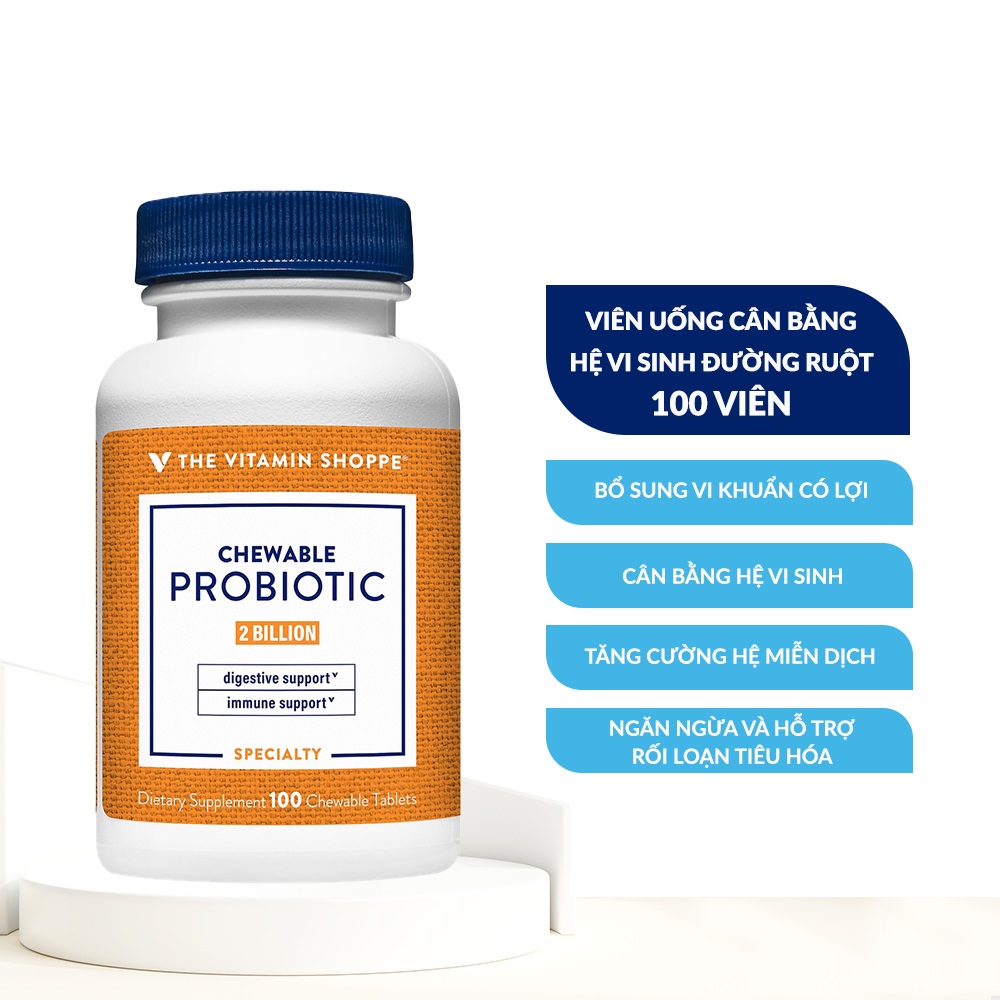 sản phẩm chăm sóc bồi bổ thể lực và sức đề kháng The Vitamin Shoppe