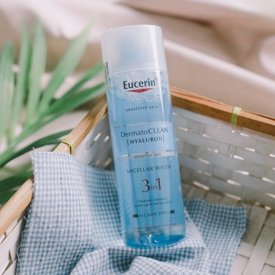 tẩy trang eucerin 3 in 1 dermato clean micellar water  