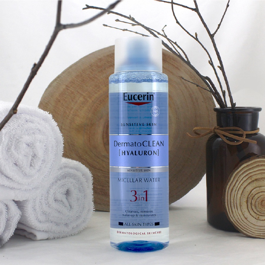 tẩy trang eucerin 3 in 1 dermato clean micellar water  