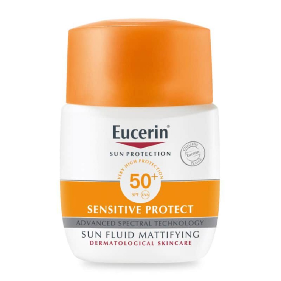 Kem chống nắng Eucerin Sun Fluid Mattifying Sensitive Protect SPF 50 