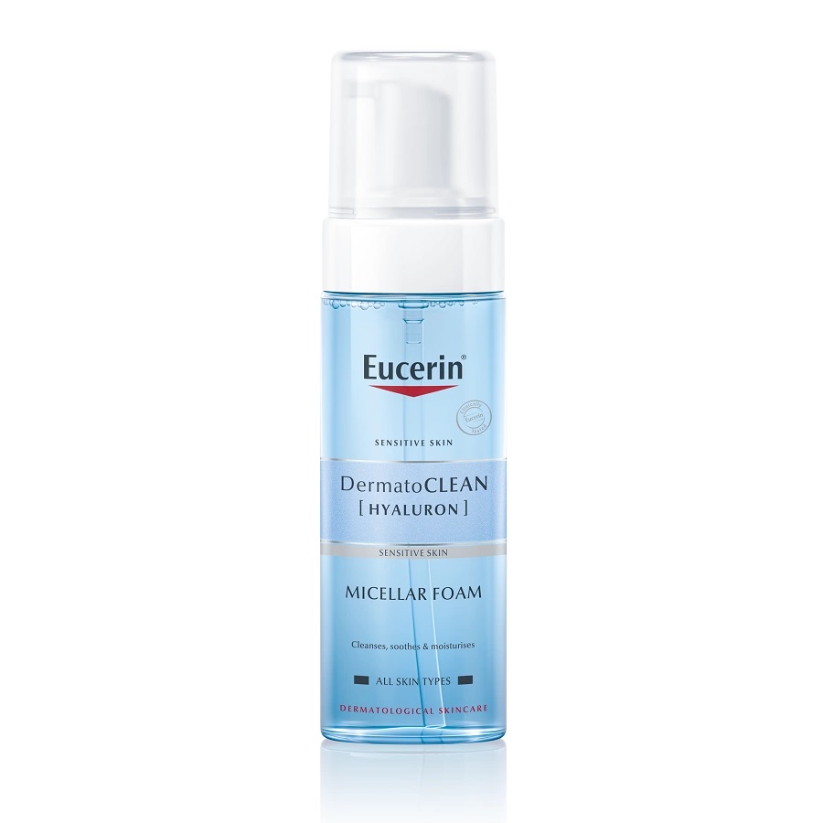 Tẩy Trang Eucerin Dermato Clean Hyaluron Micellar Foam 