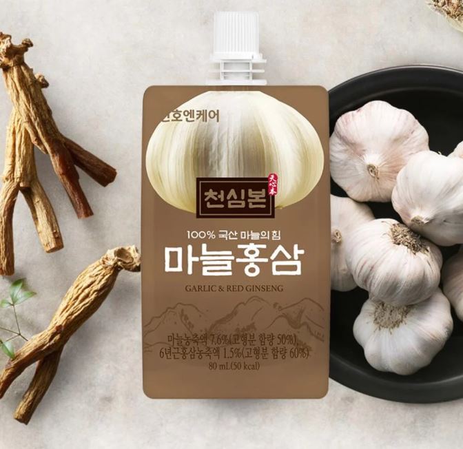 Hồng sâm tỏi trắng Gangwon Chunho
 