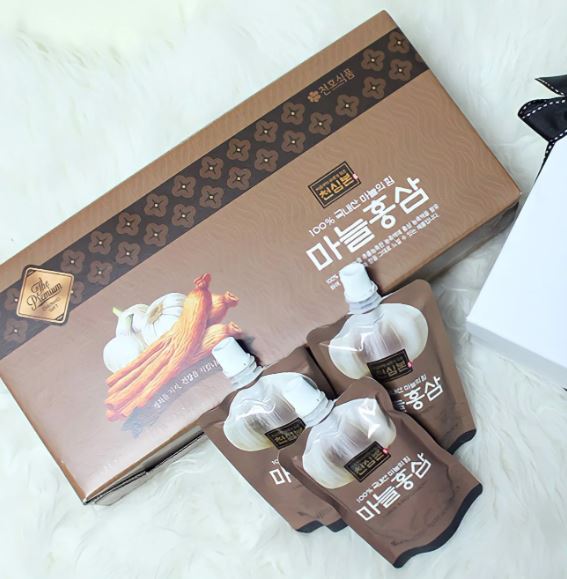 Hồng sâm tỏi trắng Gangwon Chunho
 