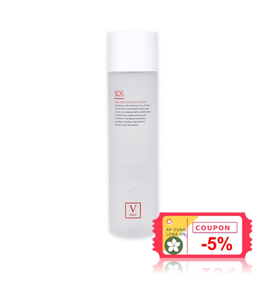 Nước hoa hồng FAU SOS TONER – Size lớn