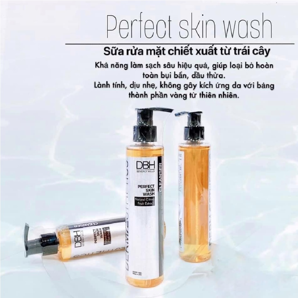 Sữa Rữa Mặt Perfect Skin Wash DBH 