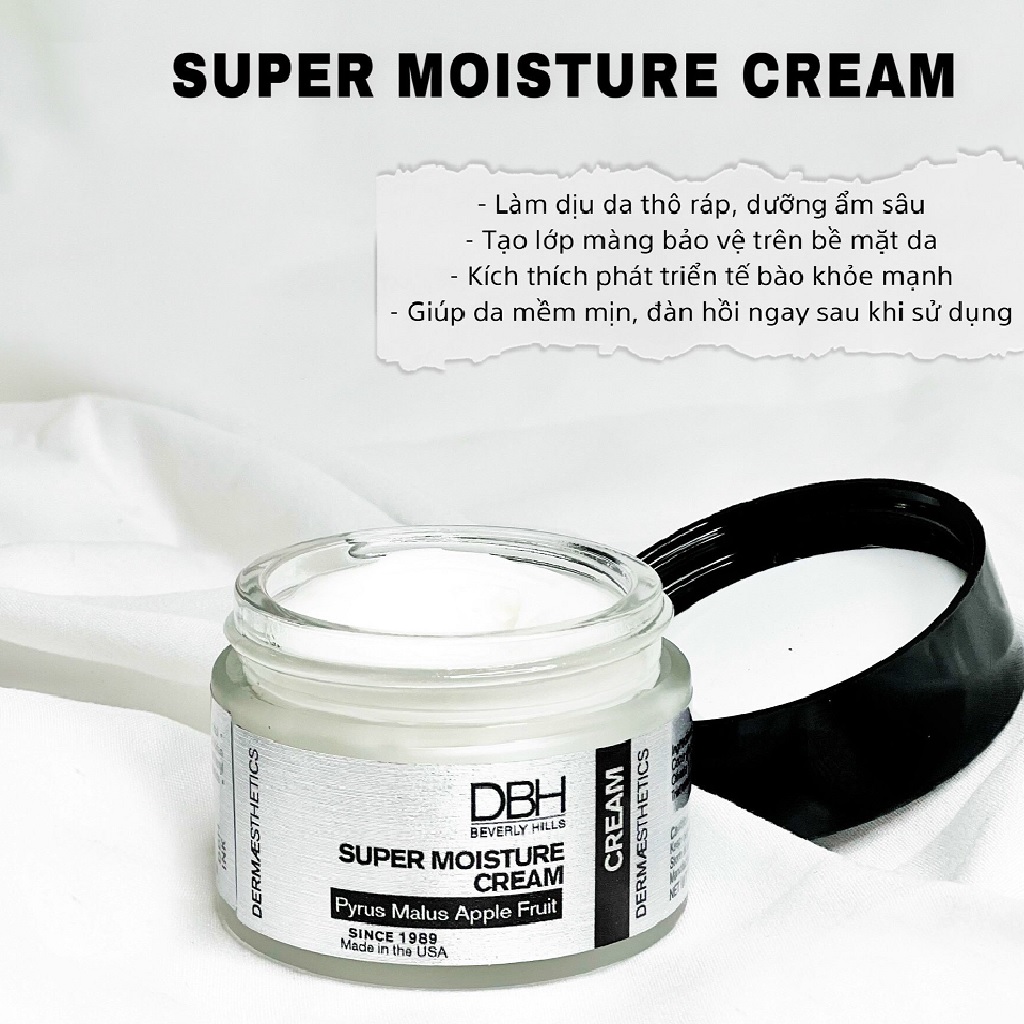 Hình ảnh của Kem Dưỡng Ẩm Super Moisture Cream Pyrus Malus Apple Fruit DBH minh họa sản phẩm