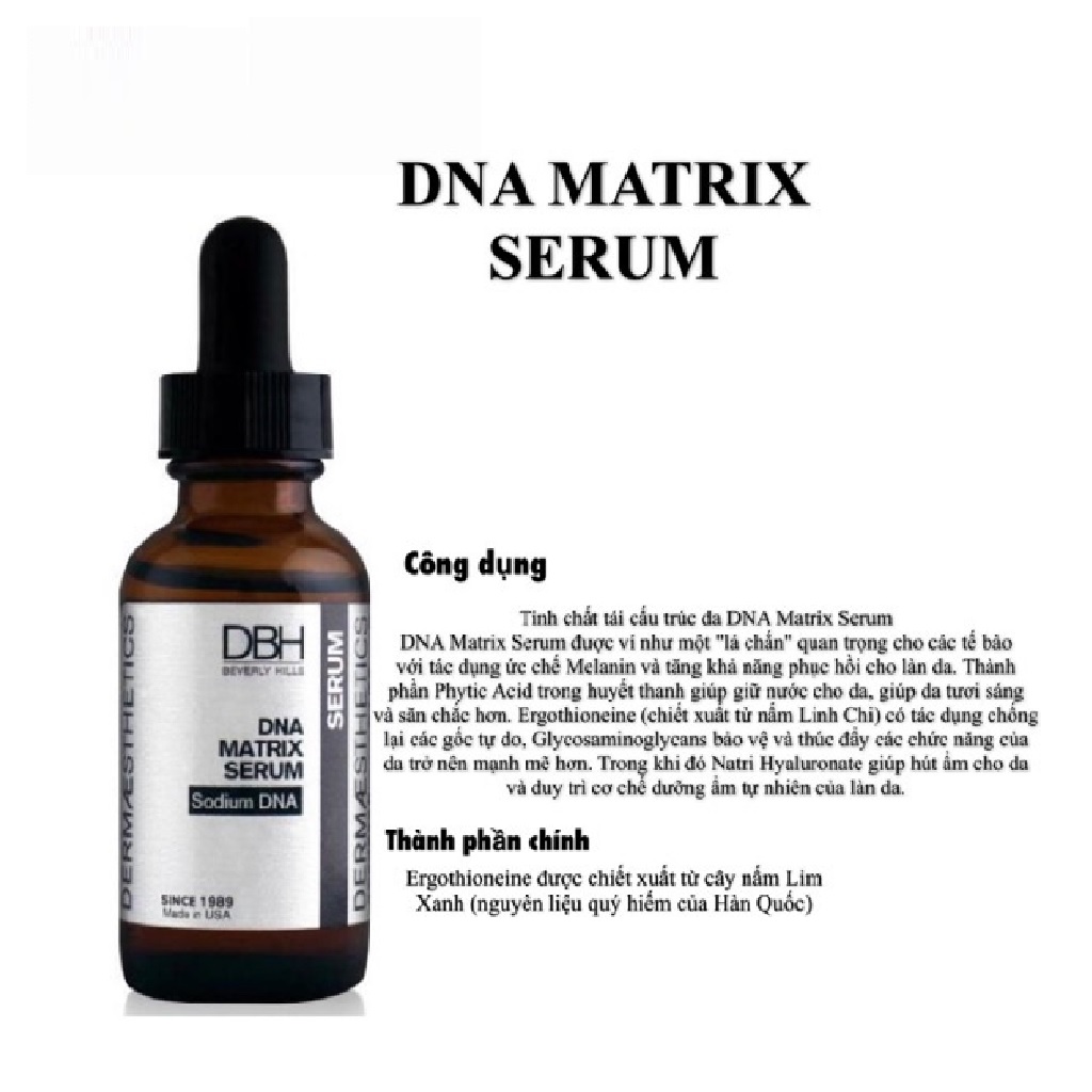 DNA Matrix Serum Dermaesthetics Beverly Hills 