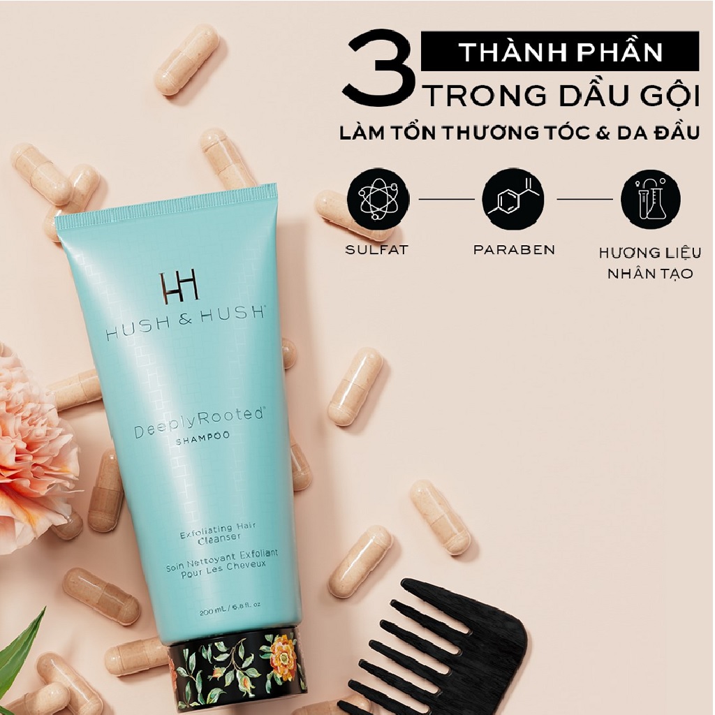 Deeply Rooted Shampoo Hush & Hush 