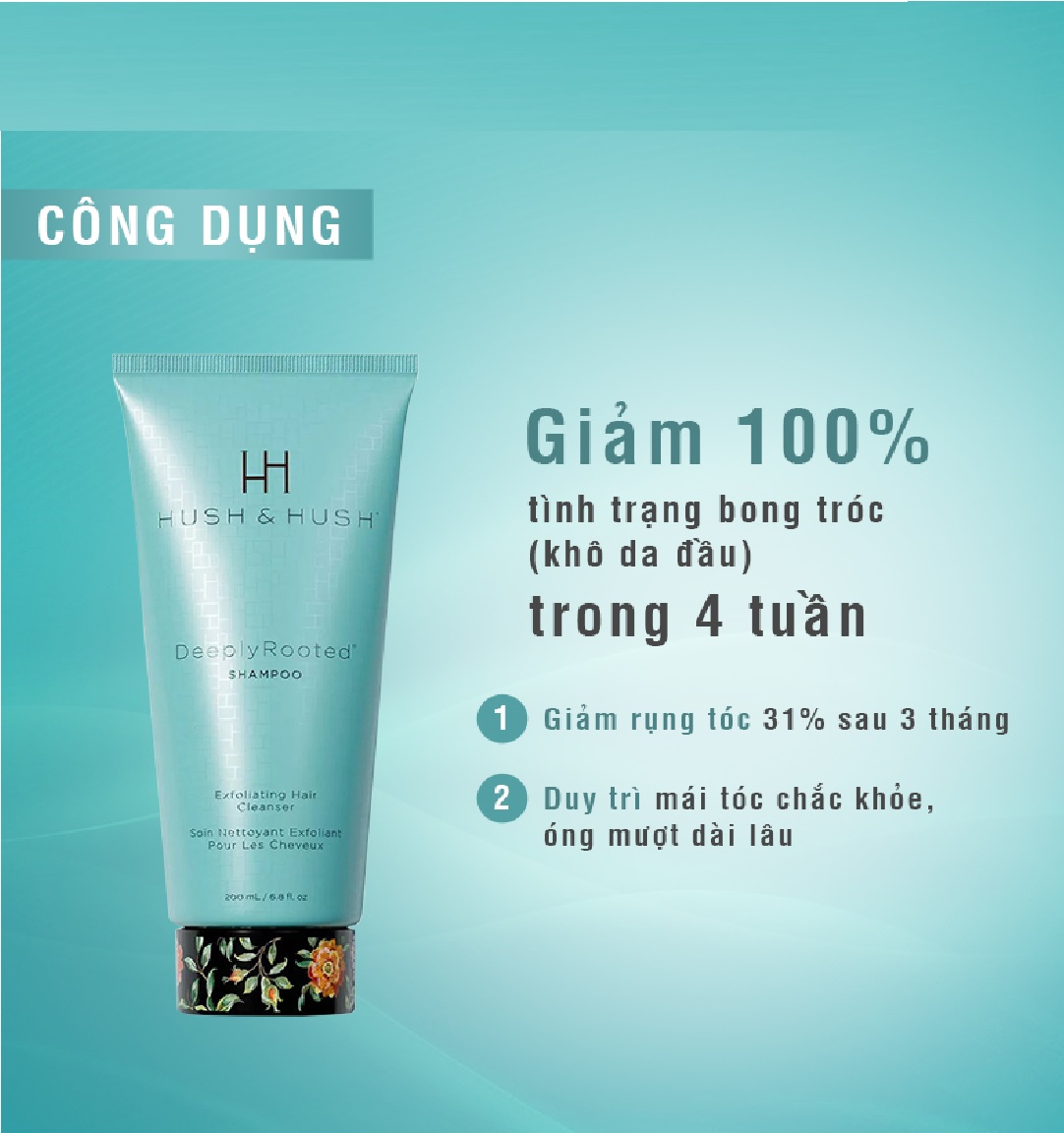 Deeply Rooted Shampoo Hush & Hush 