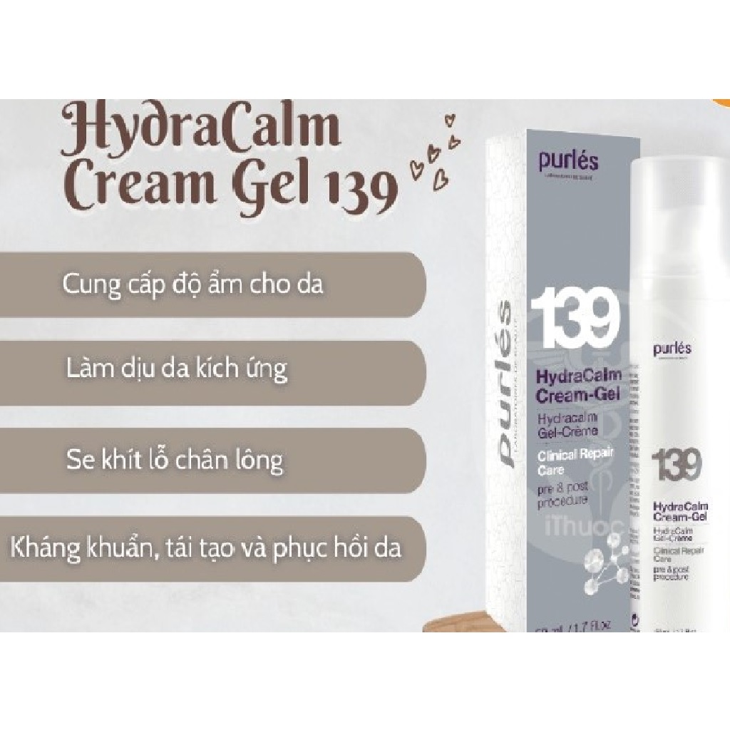 Kem dưỡng ẩm HydraCalm 50ml Purles 139 