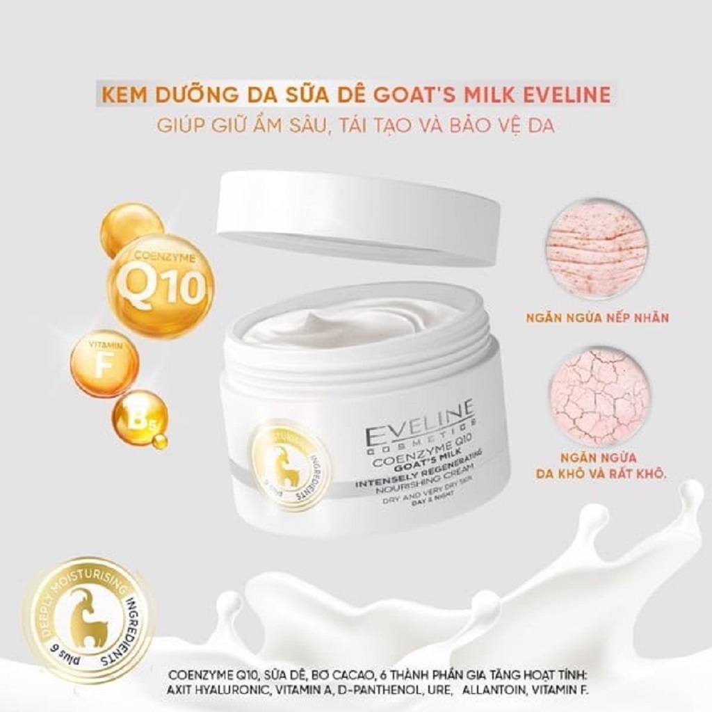Eveline cosmetics Coenzyme Q10 Goat's Milk 