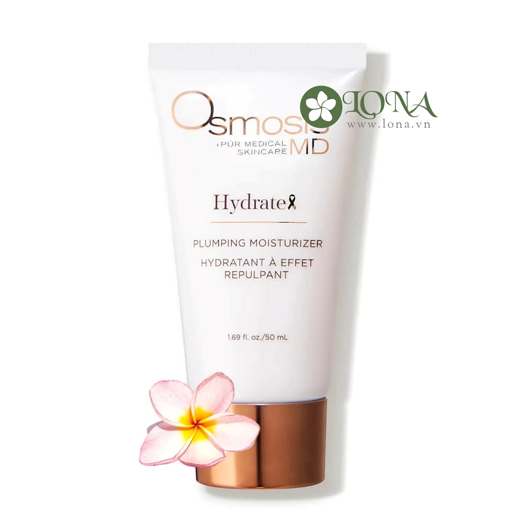 Hình ảnh sản phẩm Kem dưỡng Hydrate Plumping Moisturizer Osmosis thể hiện kết cấu kem mịn màng