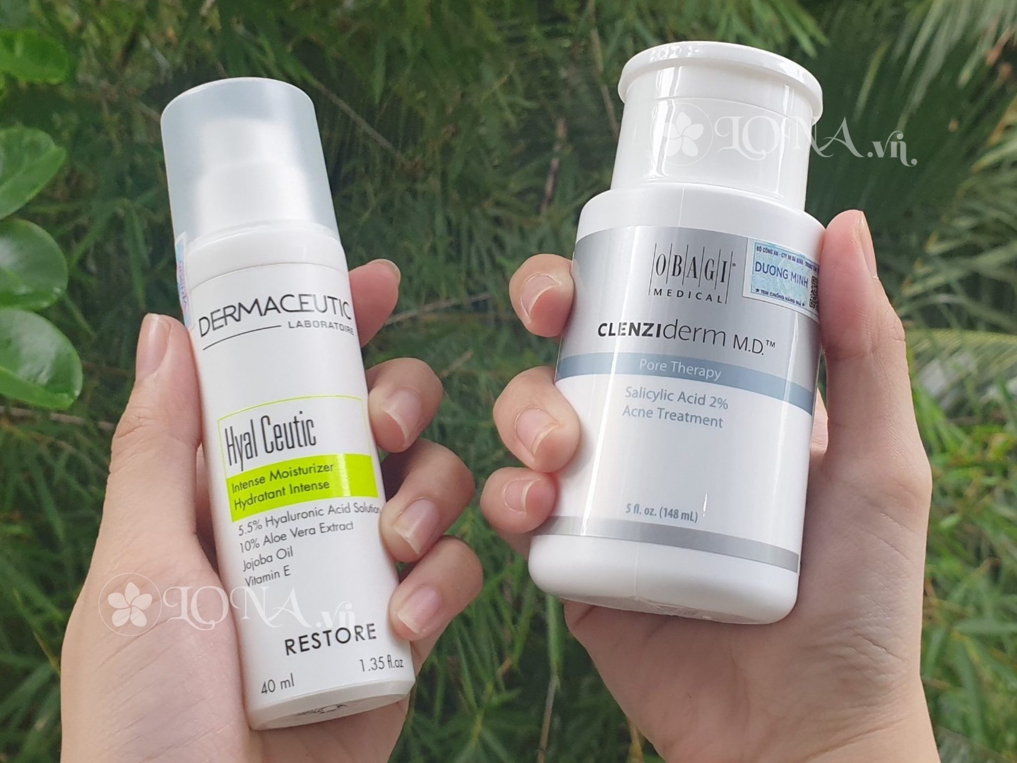 Kem dưỡng ẩm khi dùng BHA Obagi,
kết hợp bha và hyaluronic acid

