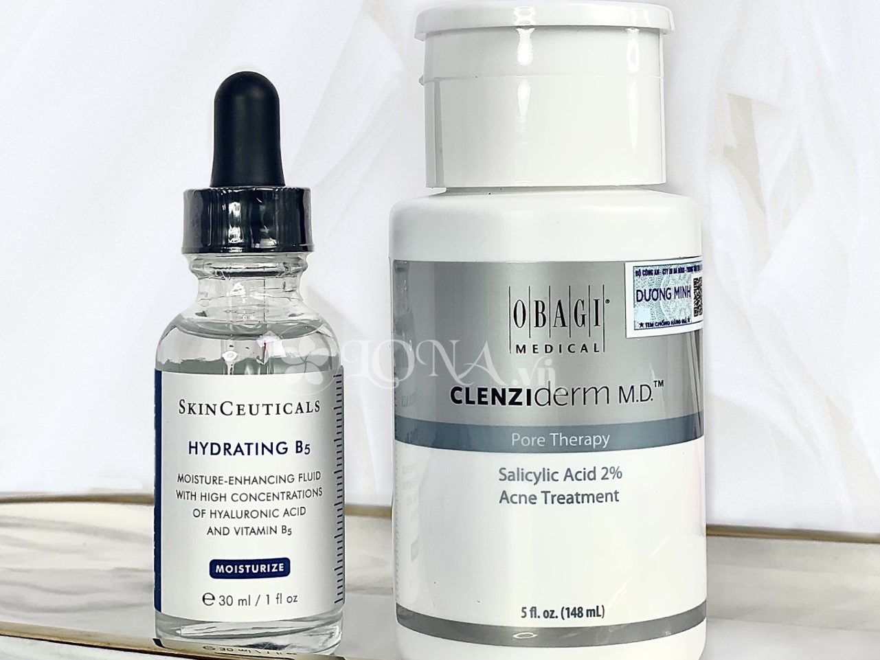 kết hợp bha và b5, BHA Obagi kết hợp với serum nào, hướng dẫn dùng BHA Obagi, kết hợp bha và hyaluronic acid