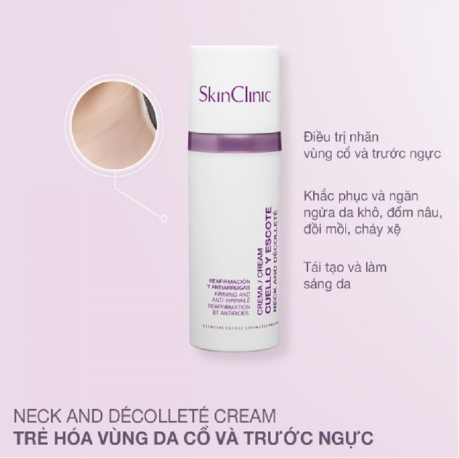 Neck decollete skin clinic 
