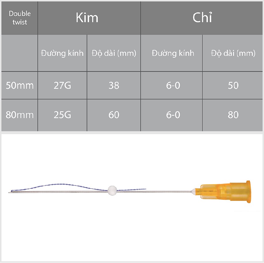 Ultra V Double TWIST 50 50mm dạng sợi