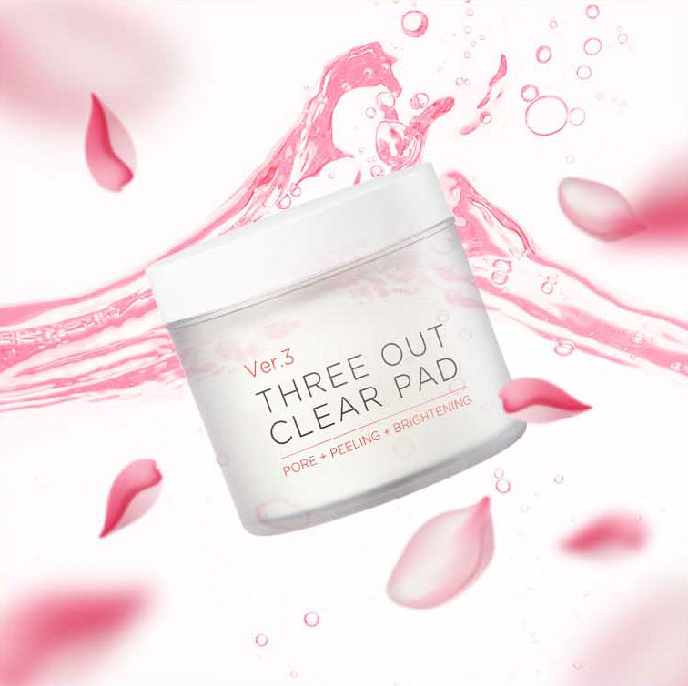 Tẩy tế bào chết GoodnDoc Three Out Clear Pad 