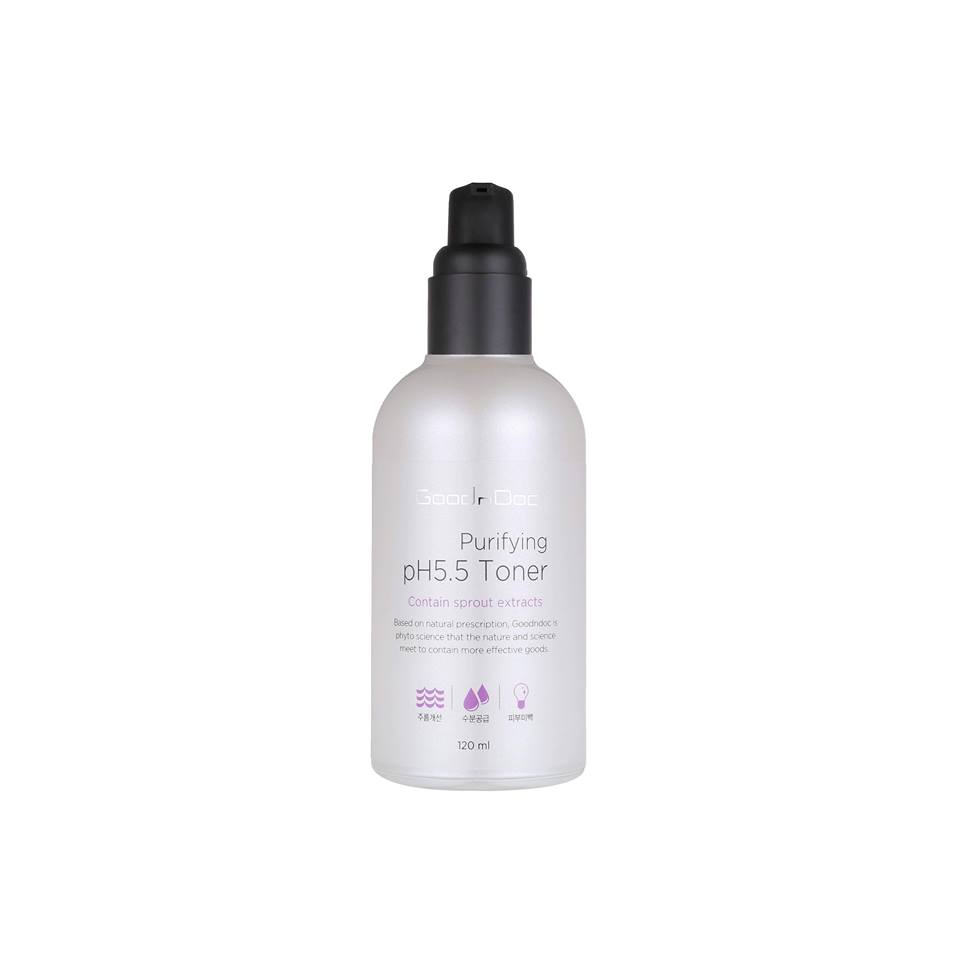 Nước hoa hồng GoodnDoc Purifying Toner thể hiện vẻ đẹp tự nhiên