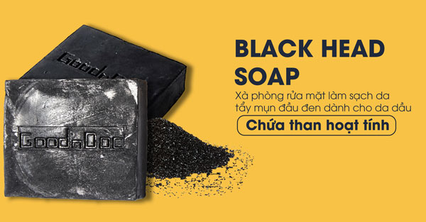 Xà bông rửa mặt GoodnDoc Ac Black Head Soap 