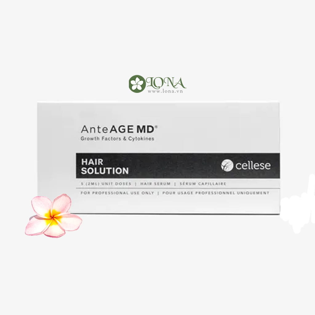 Tinh Chất AnteAGE Hair Solution ghi dấu ấn với công nghệ tế bào gốc và yếu tố tăng trưởng, là sản phẩm chăm sóc da chuyên sâu với khả năng chống lão hóa, khẳng định anteage và AnteAGE qua từng liệu trình điều trị.