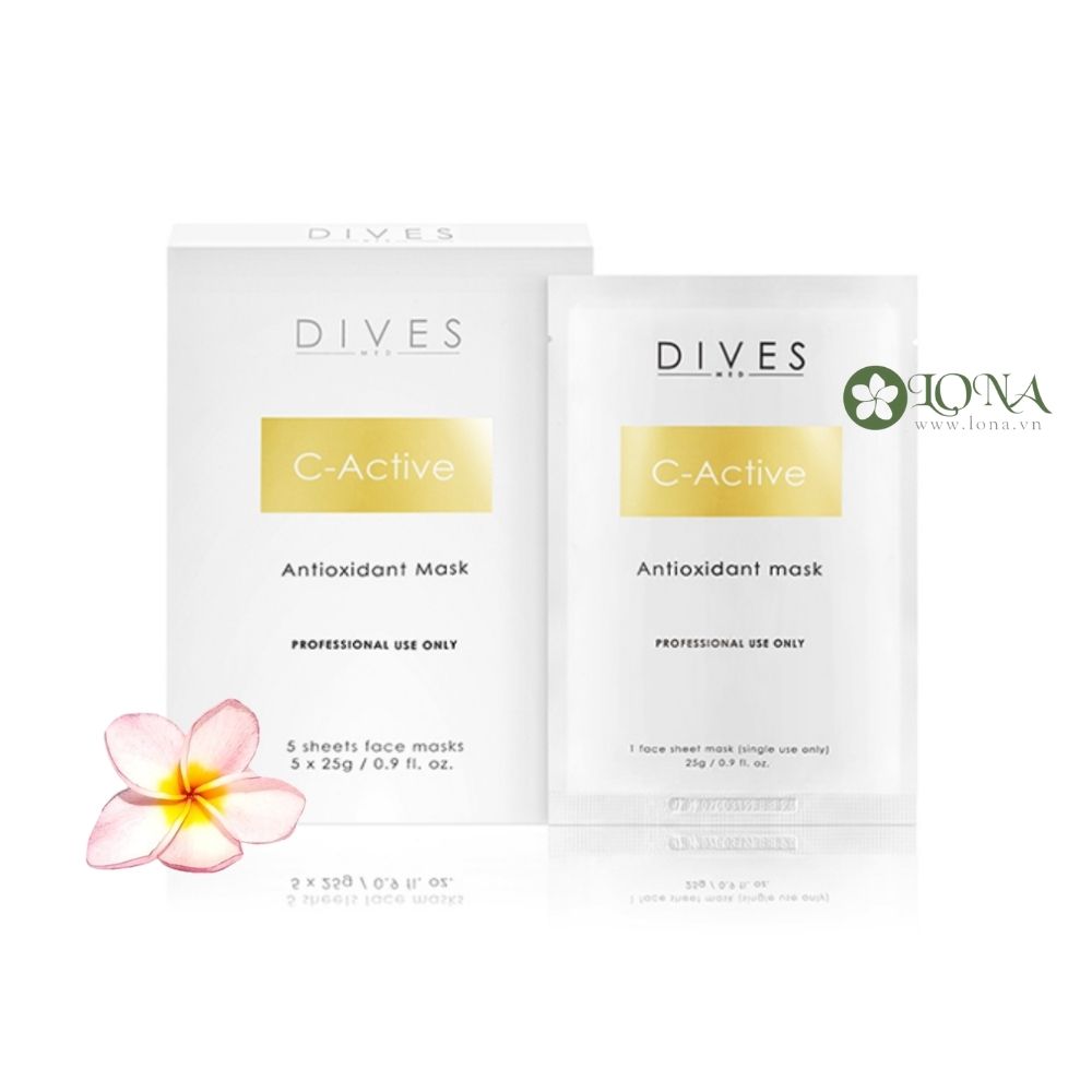 Dives Med Mặt Nạ Miếng Chống Oxy Hoá Làm Sáng Da Xạm Xỉn Màu & Mệt Mỏi