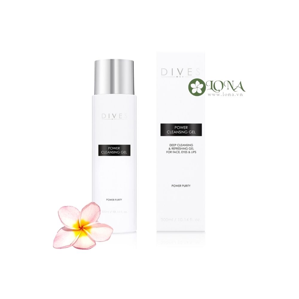 Dives Med Gel Rửa Mặt Cho Da Dầu, Hỗn Hợp, Da Mụn, Da Nam Giới